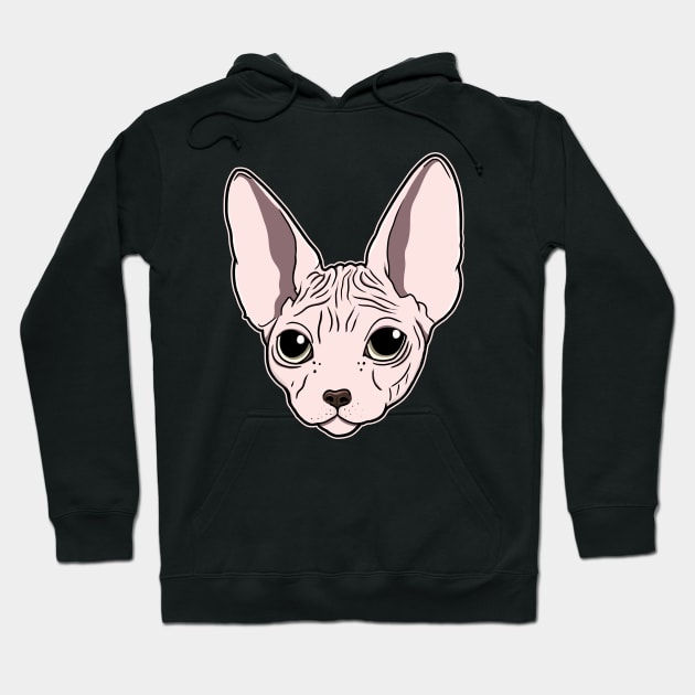 Sphynx cat Hoodie by Spectralstories